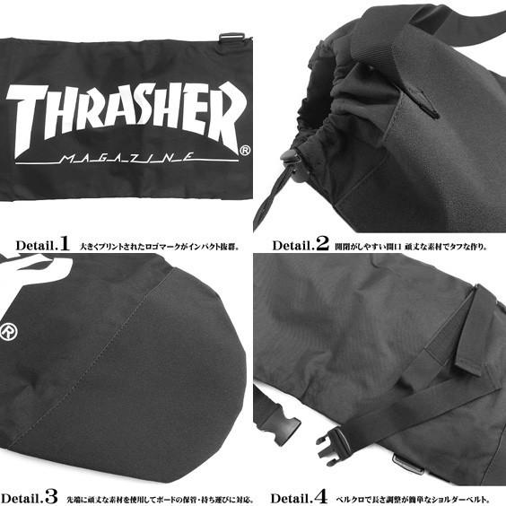 THRASHER（スラッシャー） スケートボードケース スケボーバッグ ロゴ