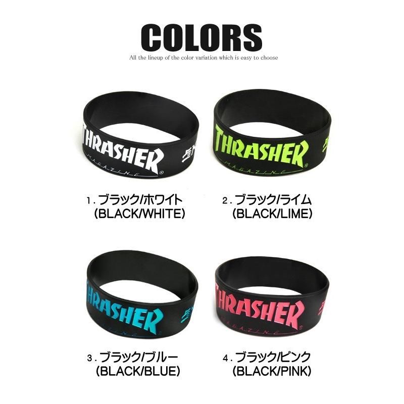 THRASHER（スラッシャー） ラバーバンド リストバンド ブランドロゴ