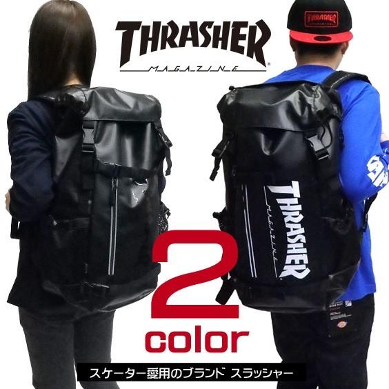 THRASHER（スラッシャー） リュック ロゴプリント スケボーリュック