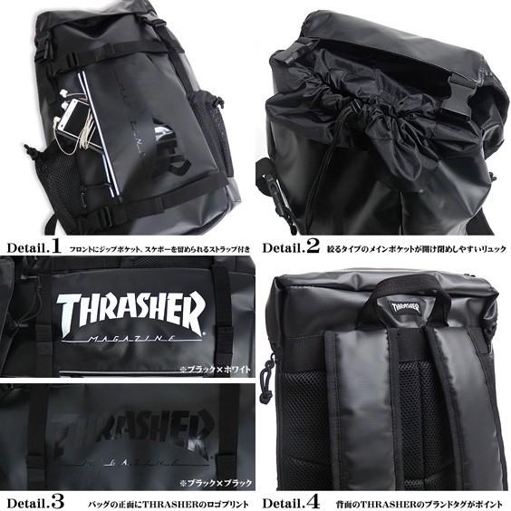 THRASHER（スラッシャー） リュック ロゴプリント スケボーリュック