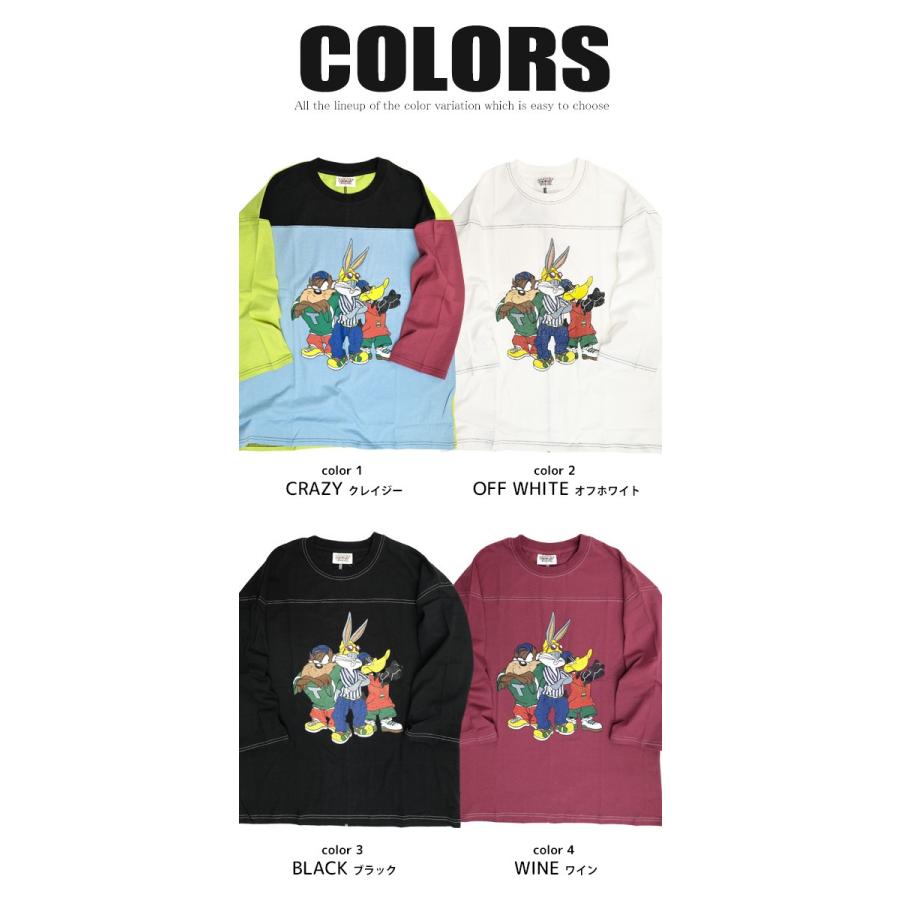 ルーニー・テューンズ Tシャツ LOONEY TUNES フットボールTシャツ