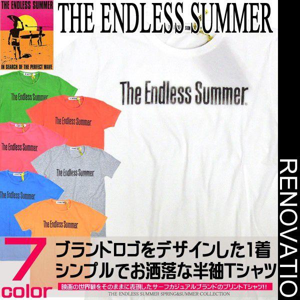 THE ENDLESS SUMMER Tシャツ エンドレスサマー メンズ 半袖Tシャツ ブランドロゴをプリントした半袖プリントTシャツ。TSS-064｜renovatio