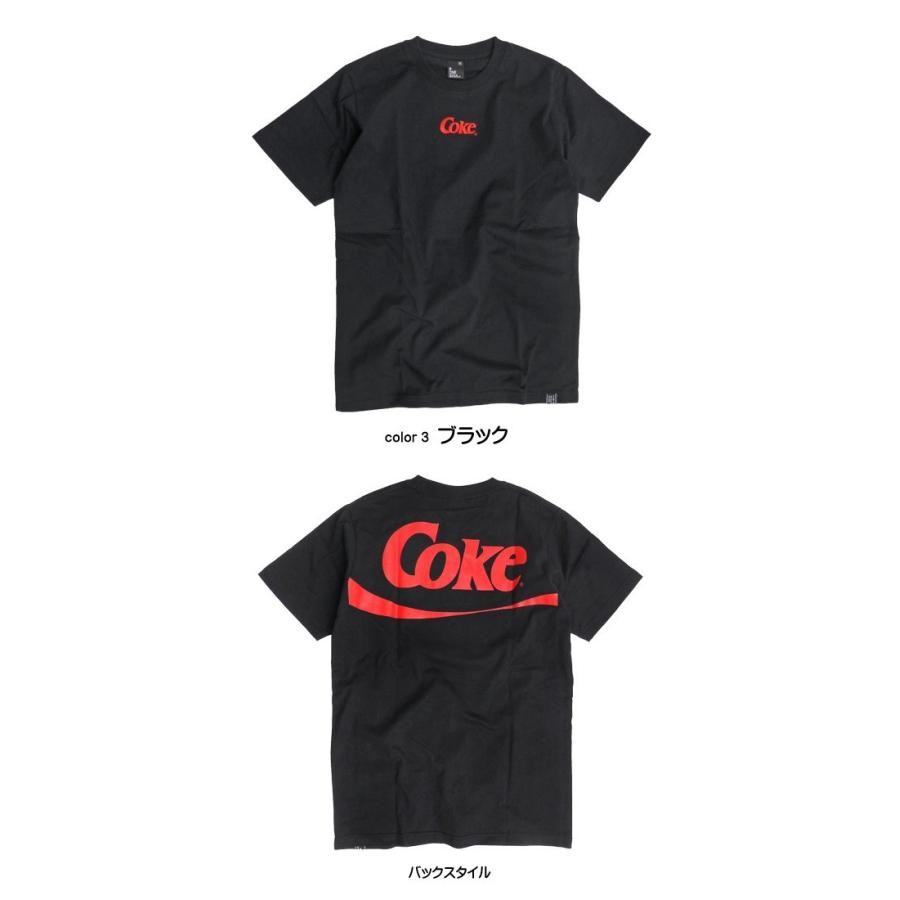 コカ・コーラ Tシャツ ロゴ刺繍 半袖Tシャツ メンズ B ONE SOUL Coca