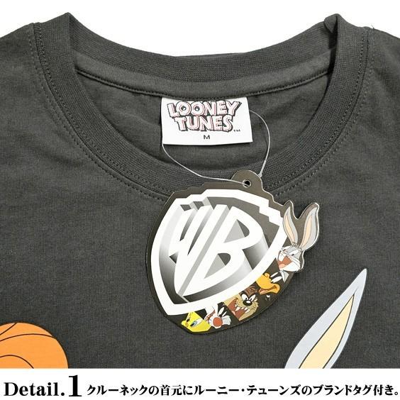 ルーニー・テューンズ Tシャツ LOONEY TUNES バックプリント 半袖Tシャツ バッグスバニー ダフィーダック アニメキャラ TSS-422｜renovatio｜10