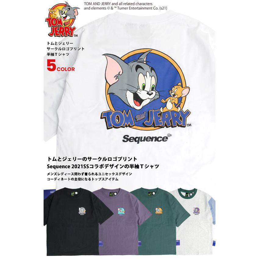 トムとジェリー Tシャツ Tom And Jerry Sequence 21ss コラボ サークルロゴ プリント 半袖tシャツ クルーネック ネコ ネズミ キャラクターtシャツ Tss 501 Tss 501 Renovatio 通販 Yahoo ショッピング