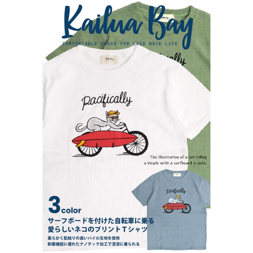 Kailua Bay Tシャツ カイルアベイ 21ss パイル地 半袖tシャツ ネコ プリント サーフボード サイクリング キャット Nanotec メンズ レディース Tss 512 Tss 512 Renovatio 通販 Yahoo ショッピング