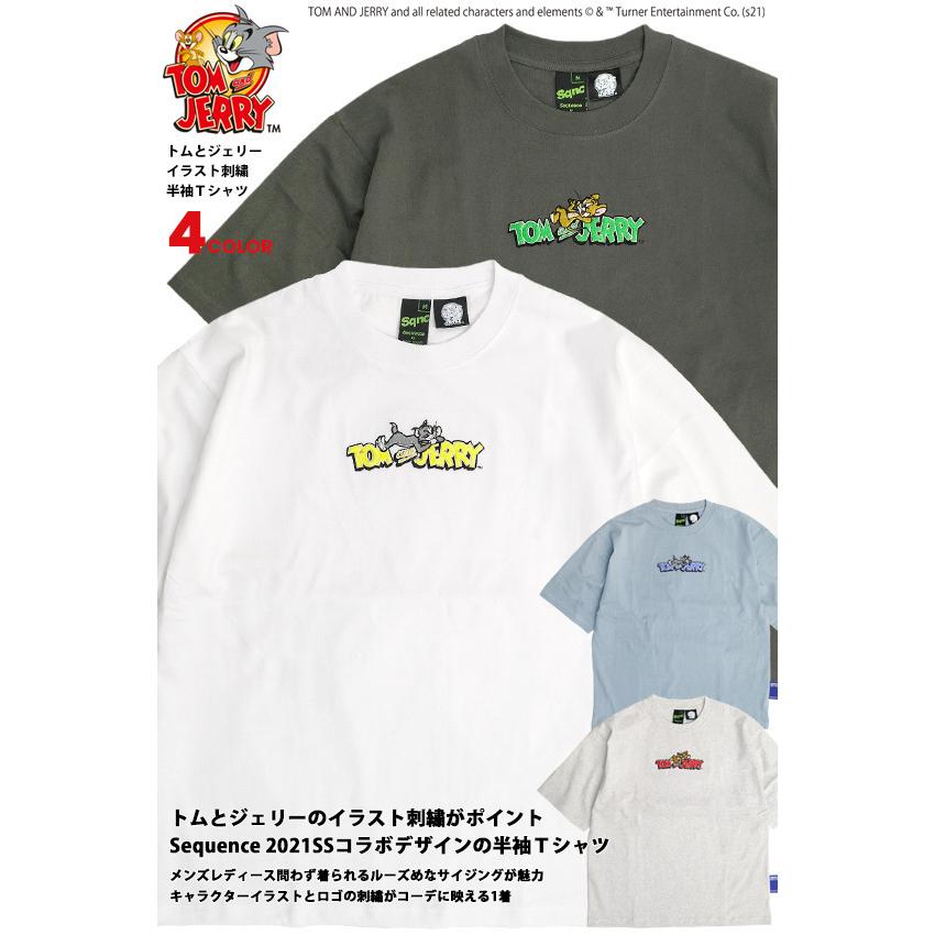 トムとジェリー Tシャツ Tom And Jerry Sequence 21ss コラボ イラスト 刺繍 半袖tシャツ ネコ ネズミ キャラクター メンズ ユニセックス Tss 524 Tss 524 Renovatio 通販 Yahoo ショッピング