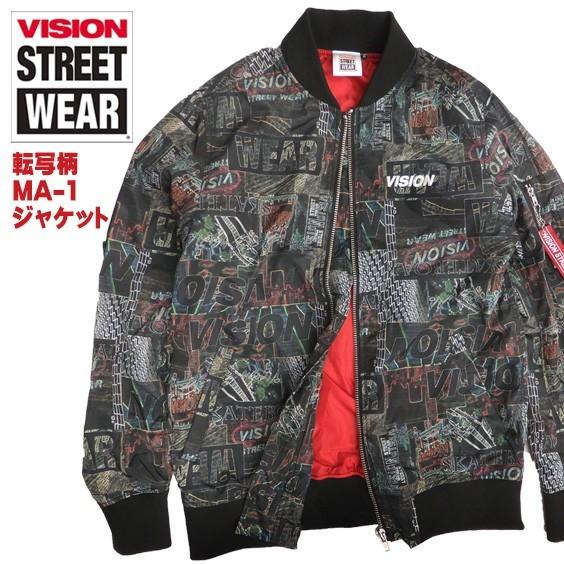 VISION STREET WEAR（ヴィジョンストリートウェア） VISION MA-1 総柄 
