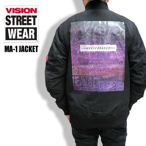 VISION STREET WEAR レザージャケット M VISION STREET WEAR（ヴィジョンストリートウェア） VISION ジャケット