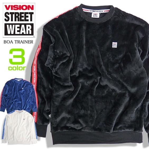 Vision トレーナー フリース素材 メンズトレーナー トップス ヴィジョン ブランドロゴ ラインテープ Vision 075 Vision 075 Renovatio 通販 Yahoo ショッピング