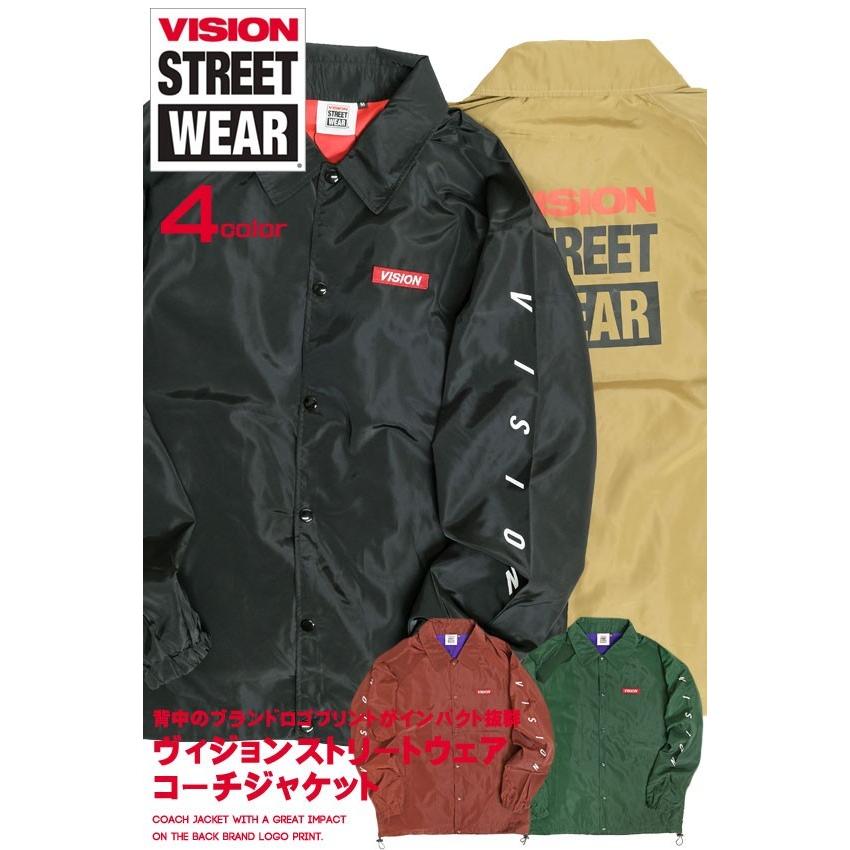 VISION STREET WEAR ジャケット バックプリント コーチ