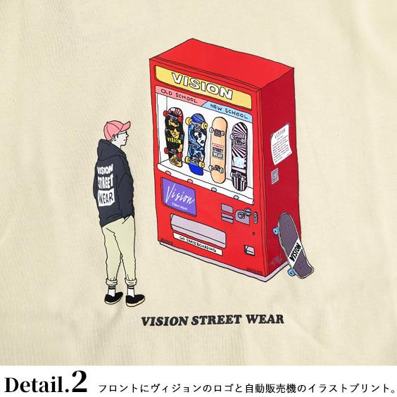 Vision Tシャツ ヴィジョンストリートウェア スケートボード 自動販売機 イラスト プリント 半袖tシャツ メンズ ロゴ バックプリント Vision 244 Vision 244 Renovatio 通販 Yahoo ショッピング