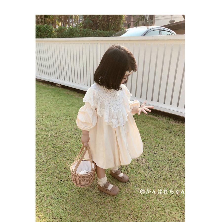 ベビー服 女の子 ワンピース 姫様ワンピース 子供服 可愛い オシャレ キッズ 長袖 春秋 肩掛け レース ベージュ 新品 韓国子供服 おしゃれ お出かけ C17 Baby がんばれちゃん 通販 Yahoo ショッピング