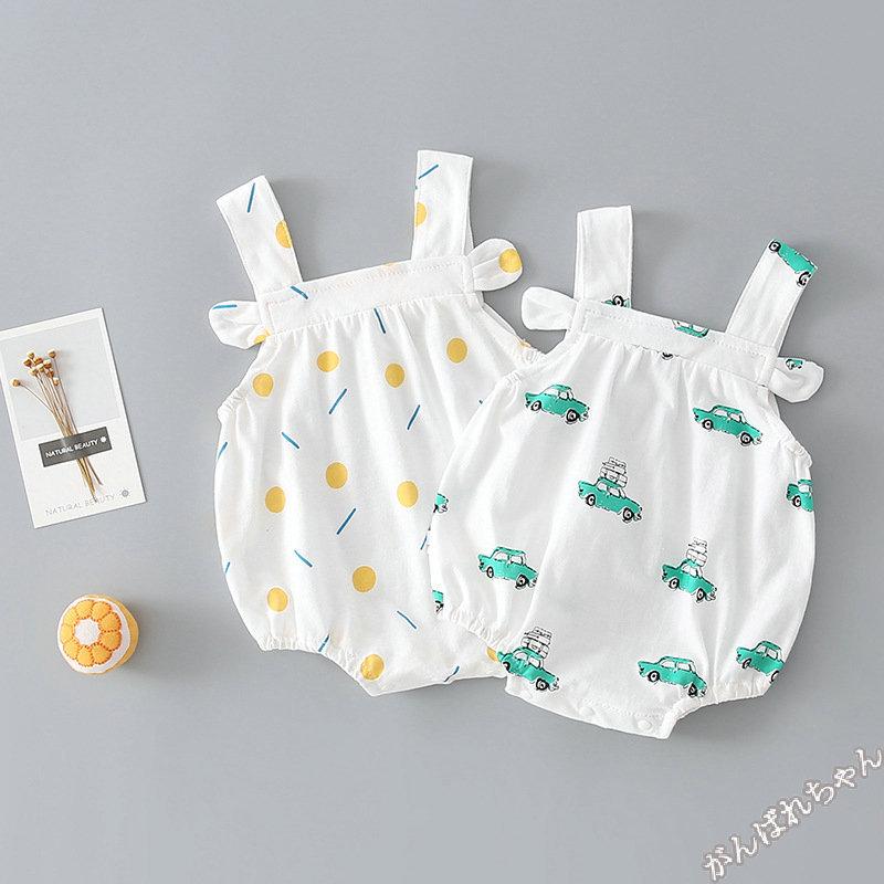 ベビー服 新生児服 夏用 女の子 ロンパース ストラップ 新生児 カバーオール 7 Colors ベビー おしゃれ 66 73 80 90cm 子供服 出産祝い 内祝い キッズ つなぎ C17 Baby99 がんばれちゃん 通販 Yahoo ショッピング