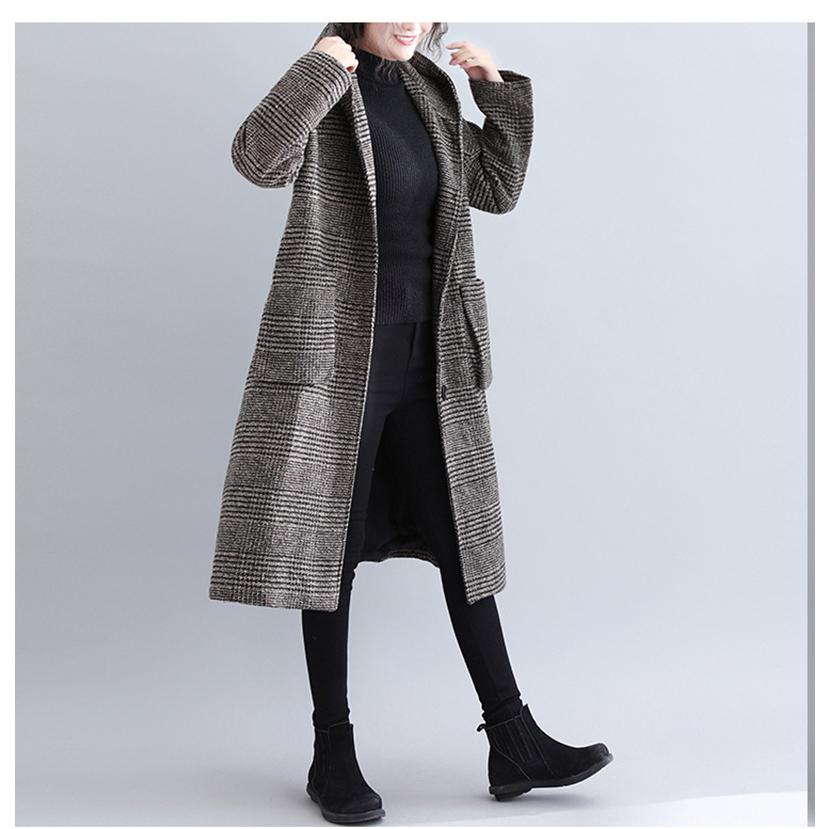 グレンチェック コート レディース アウター フーデットコート フード コクーン ロング丈 きれいめ 暖かい 30代 ロング 厚手 ゆったり 大きいサイズ C17 Coat26 がんばれちゃん 通販 Yahoo ショッピング