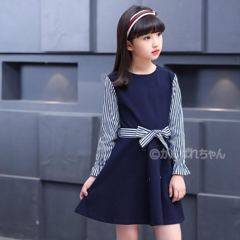 フォーマル 女の子ワンピース スウェット 子ども服 娘 キッズ 子供服 女の子 大きいサイズ 長袖 おしゃれ カジュアル ワンピースドレス 春 秋 冬 入学式 Y6 Girl122 がんばれちゃん 通販 Yahoo ショッピング