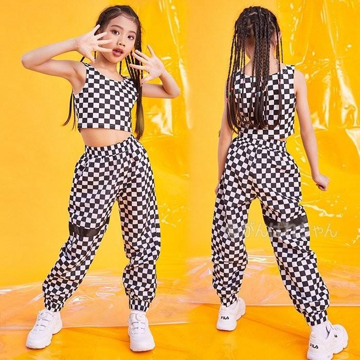 激安4399 3600 チェック柄 シャツ パンツ 上下 キッズダンス衣装 セットアップ ヒップアップ Hiphop 原宿系 ダンスウェア Hiphop ガールズ ダンスウェア 韓国風 Y6 Stage249 がんばれちゃん 通販 Yahoo ショッピング