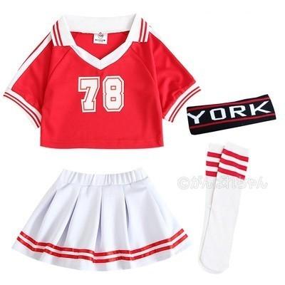 ヘアバンドと靴下贈り ダンス 半袖 Tシャツ キッズ ダンス衣装 ヒップ