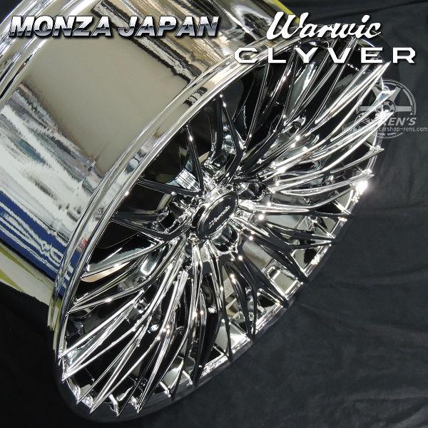 送料無料 30系 アルファード ヴェルファイア Warwic CLYVER クライヴァー SPT メッキ 245/35R21 ヨコハマ タイヤホイール4本セットの画像
