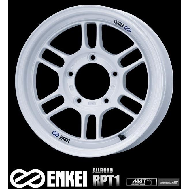 送料無料 ジムニーシエラ エンケイ ENKEI ALLOAD RPT1 ±0 ホワイト 