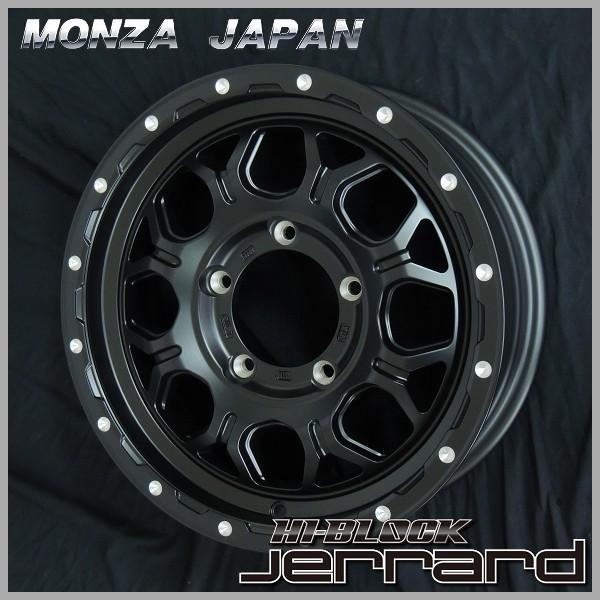 送料無料 ジムニー HI-BLOCK ジェラード185/85R16 ヨコハマ ジオランダーA/T4 G018 ホワイトレタータイヤ 185/85R16 4本タイヤセットの画像