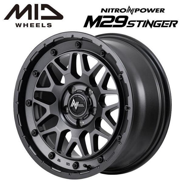 送料無料 10系 シエンタ 現行車 ナイトロパワー M29 スティンガー バレルブラック ヨコハマ ジオランダー X-AT 185/60R16 タイヤセット | GEOLANDAR | 01