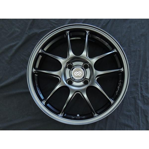 送料無料 ND ロードスター ENKEI エンケイ パフォーマンスライン PF01 マットブラック 205/45R17 ヨコハマ ADVAN V701 4本セット | ENKEI | 01