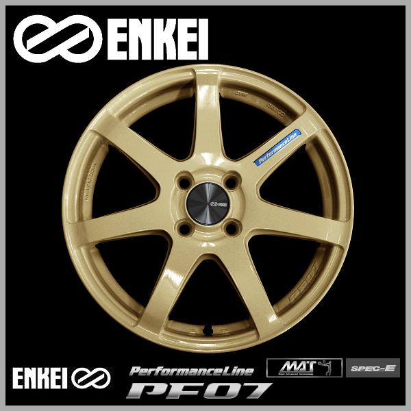 ENKEI（エンケイ） 送料無料 パフォーマンスライン PF07 ゴールド 16