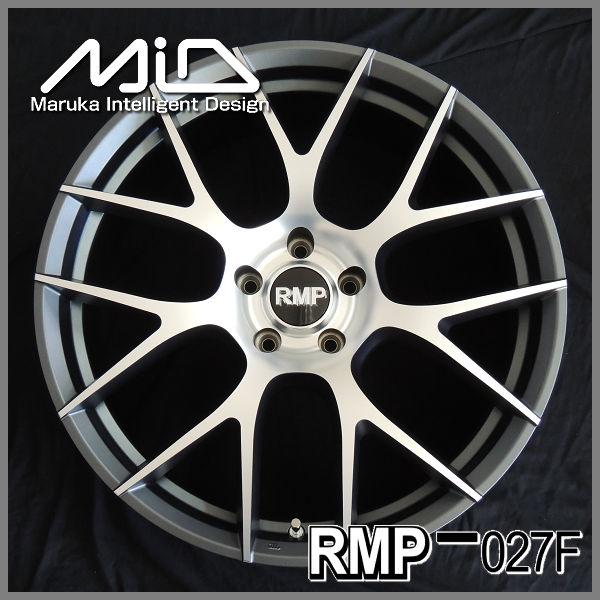 RMP 送料無料 MID 027F セミグロスガンメタ/ポリッシュ 18インチ RMP 送料無料 MID 027F セミグロスガンメタ/ポリッシュ 18インチ