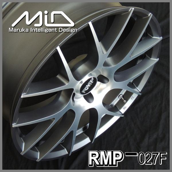 RMP 送料無料 MID 027F セミグロスガンメタ/ポリッシュ 18インチ RMP 送料無料 MID 027F セミグロスガンメタ/ポリッシュ 18インチ