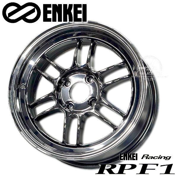送料無料 4本 ENKEI エンケイ レーシング RPF1 SBC メッキ 15inch 7.0J+35 4H PCD100  国産 軽量ホイール 4本 1本当たりの重量：4.8kg~ | ENKEI