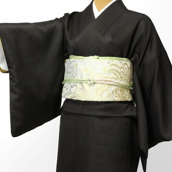 着物 レンタル Sサイズ 袋帯セット 濃茶・万筋・江戸小紋｜rental-kimono