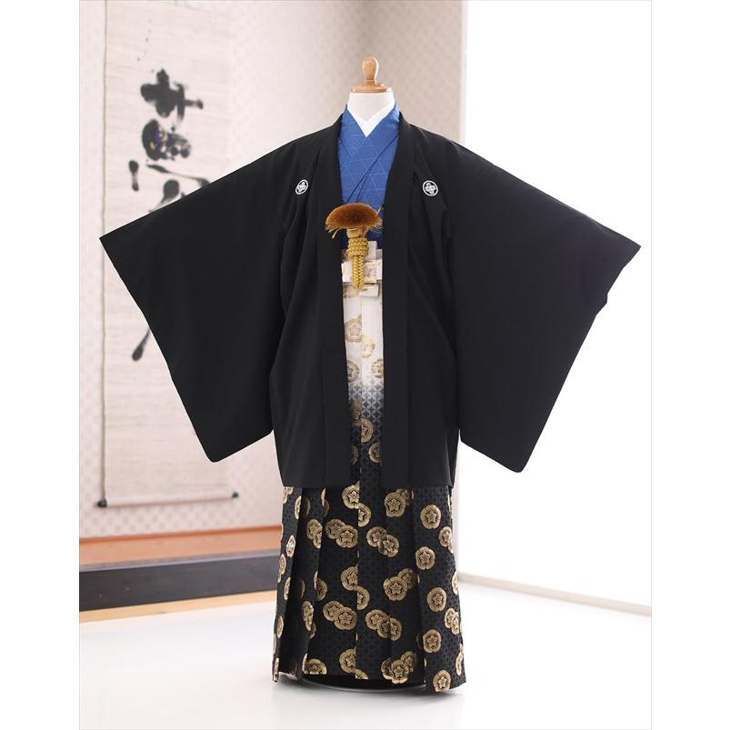 10歳 男の子 着物レンタル ジュニア 紋付袴 d1088 フルセット 小学校