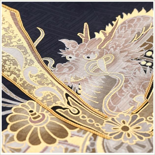 小さめ5歳 男の子 高級 正絹 着物レンタル 100cm〜110cm 七五三