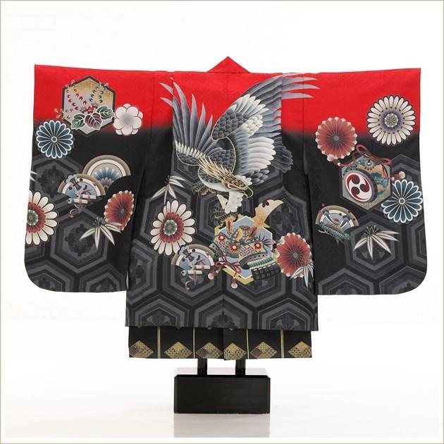 七五三レンタル 5歳 男の子 袴レンタル d5491 子供着物 七草 着物