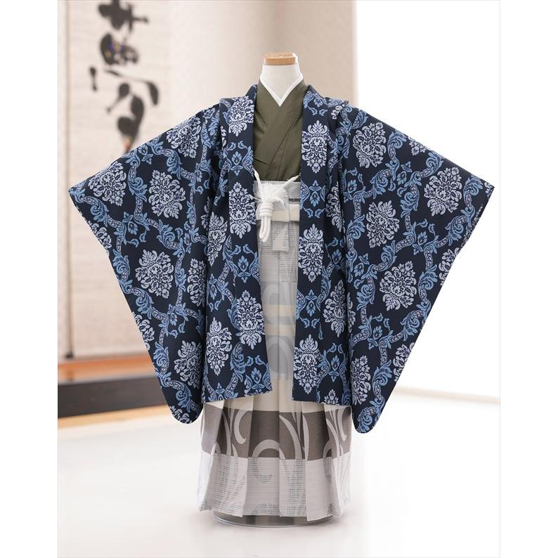 七五三レンタル 5歳 男の子 袴レンタル d5541 子供着物 七草 着物