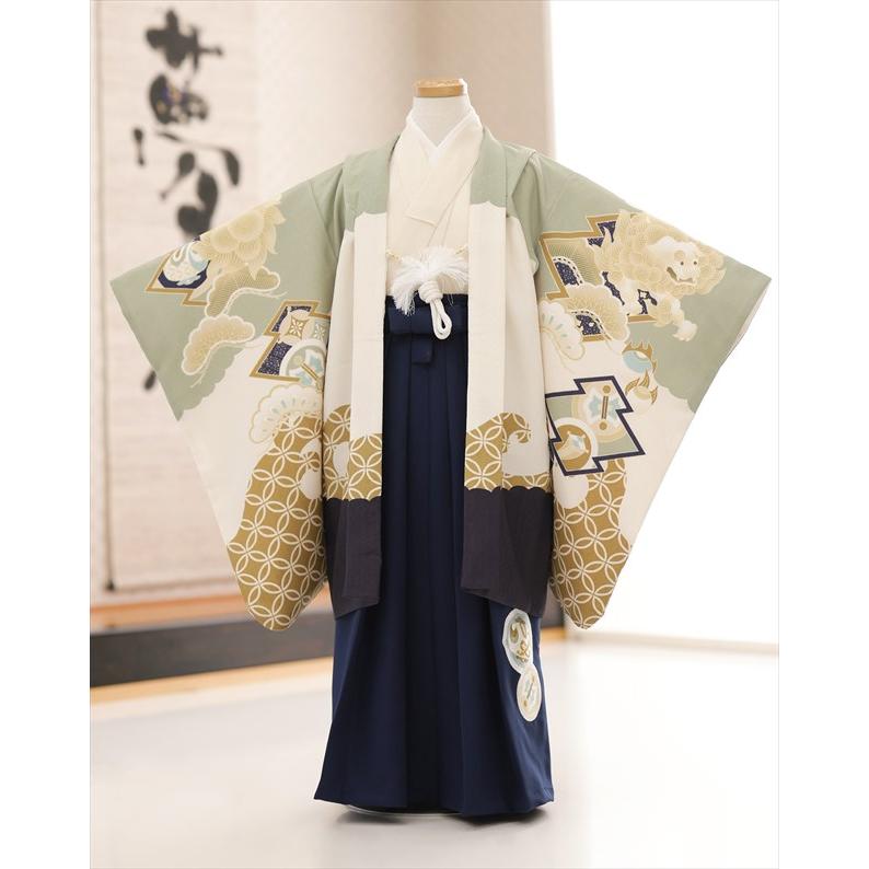 七五三レンタル 5歳 男の子 袴レンタル d5598 子供着物 七草 着物