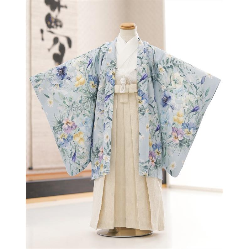 七五三レンタル 5歳 男の子 袴レンタル d5625 子供着物 七草 着物