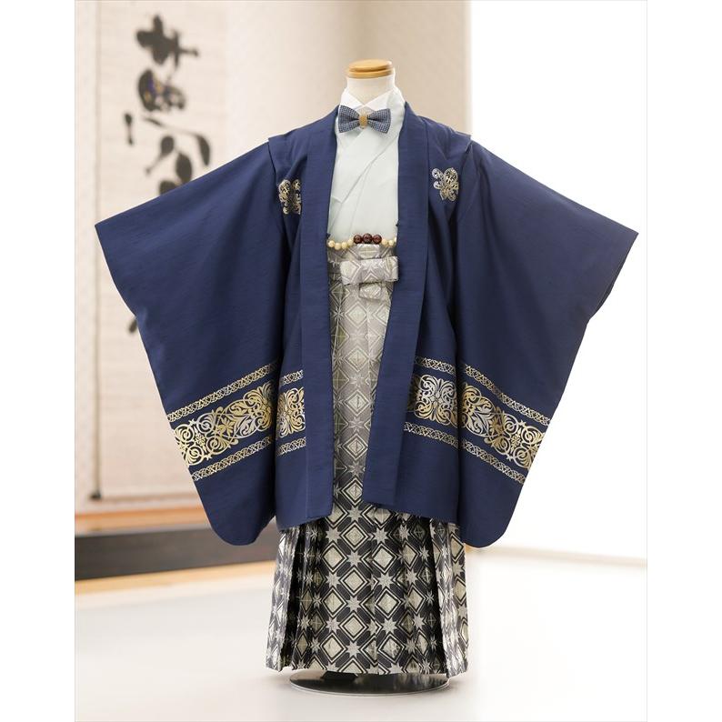 5歳 男の子 着物レンタル 七五三 d5647 子供着物 袴レンタル 和洋2way