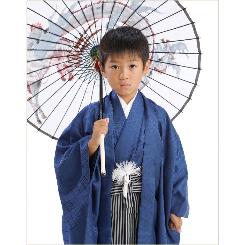 6歳〜8歳 男の子 着物レンタル 袴レンタル d6052 卒園式 七草祝い