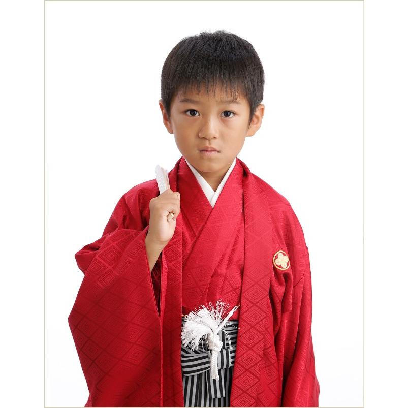 6歳〜8歳 男の子 着物レンタル 袴レンタル d6053 卒園式 七草祝い