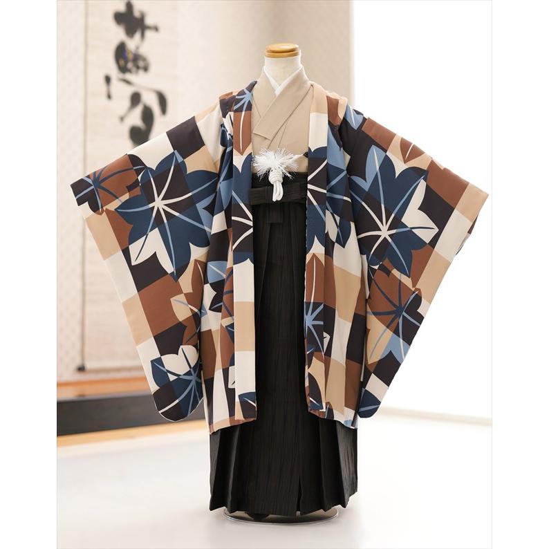 6歳〜8歳 男の子 着物レンタル 袴レンタル d6115 卒園式 七草祝い