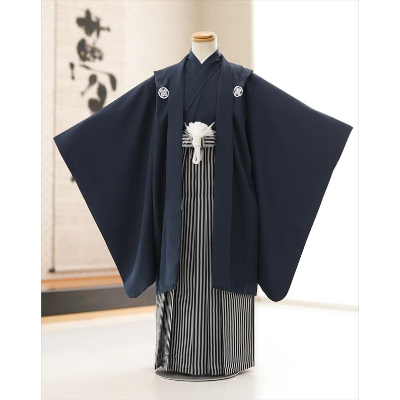 6歳〜8歳 男の子 着物レンタル 袴レンタル d6116 卒園式 七草祝い
