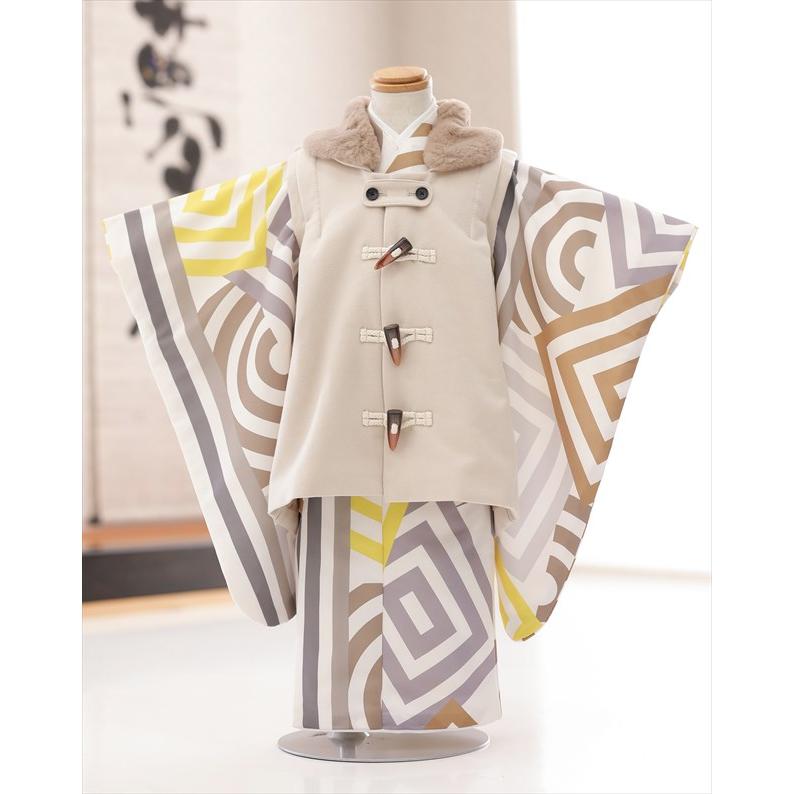 3歳 男の子 七五三 レンタル df144 着物レンタル フルセット 753 子供