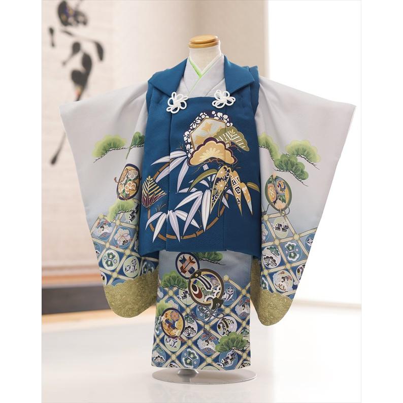 3歳 男の子 七五三 レンタル df182 着物レンタル フルセット 753 子供