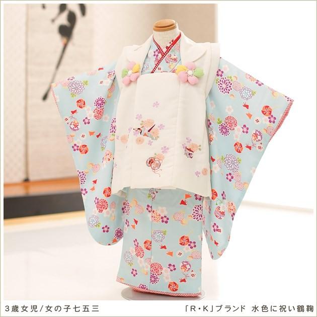 3歳女の子 七五三レンタル 被布セット f1149 子供着物 人気 かわいい