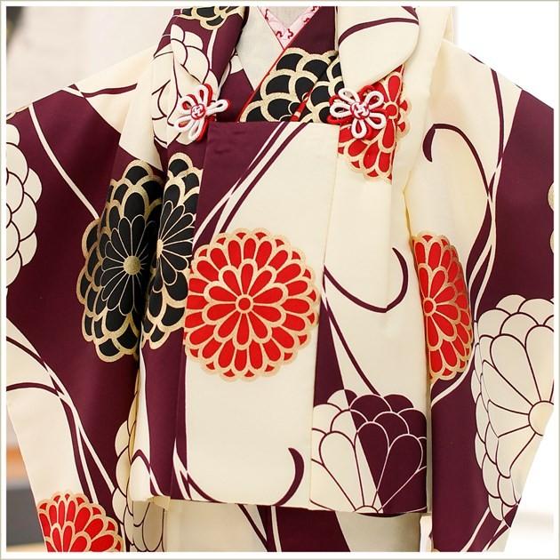 3歳女の子 七五三レンタル 被布セット f1186 子供着物 人気 かわいい