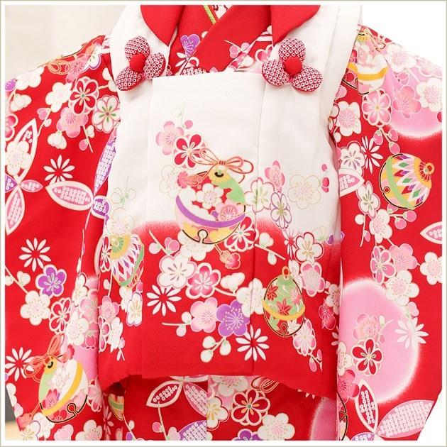 3歳女の子 七五三レンタル 被布セット f1196 子供着物 人気 かわいい