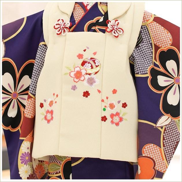 3歳女の子 七五三レンタル 被布セット f1234 子供着物 人気 レトロ