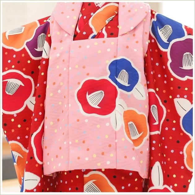 3歳女の子 七五三レンタル 被布セット f1293 子供着物 人気 レトロ